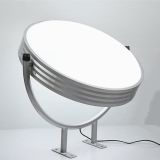 Поворотний круглий лайтбокс 80 см, двосторонній LED, 360°