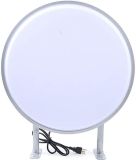 Фасадний круглий лайтбокс 70 см Frederimo, двосторонній LED