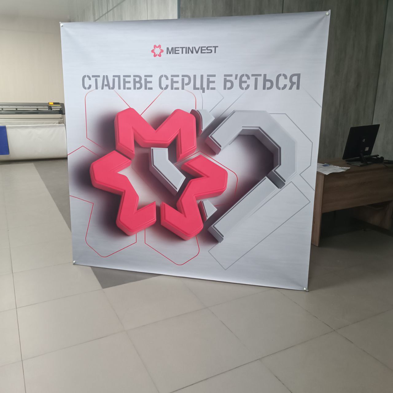 Мобільний стенд Х-банер Standart 200x200 см Павук - зображення 2